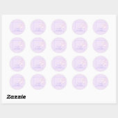 Ik ben genoeg, Self-Love Quote Ronde Sticker (Vel)