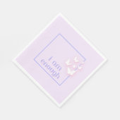 Ik ben genoeg, Self-Love Quote Servet (Hoek)