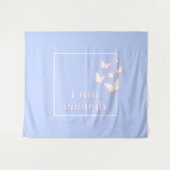 Ik ben genoeg, Self-Love Quote Wandkleed (Voorkant (horizontaal))
