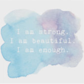 Ik ben genoeg sticker (Voorkant)