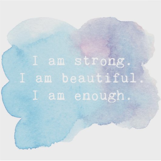 Ik ben genoeg sticker (Voorkant)