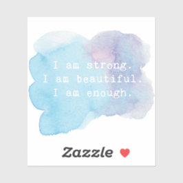 Ik ben genoeg sticker