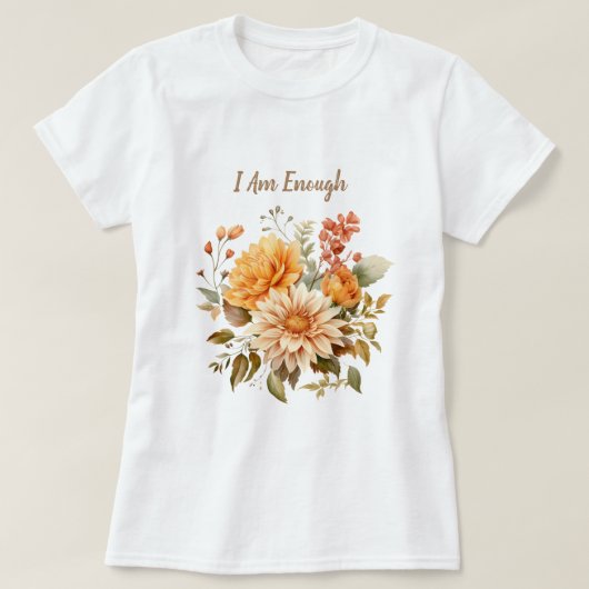 Ik ben genoeg t-shirt (Design voorkant)