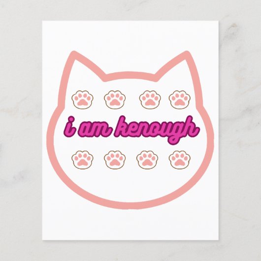 Ik ben genoeg t-shirt kat (Achterkant)