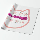 Ik ben genoeg t-shirt kat cadeaupapier (Uitgerold)