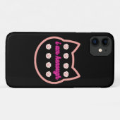 Ik ben genoeg t-shirt kat Case-Mate iPhone case (Achterkant (horizontaal))