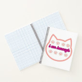 Ik ben genoeg t-shirt kat notitieboek (Binnen)