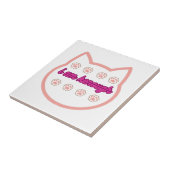 Ik ben genoeg t-shirt kat tegeltje (Zijkant)