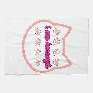 Ik ben genoeg t-shirt kat theedoek