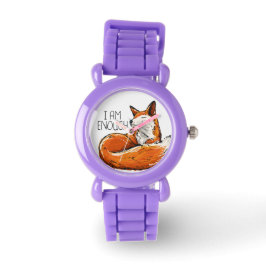 "Ik ben genoeg" zelfzorg vos Horloge