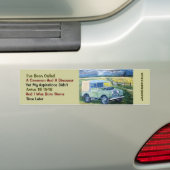 Ik ben genoemd een Holbewoner en een Dinosaurus: Bumpersticker (Op auto)