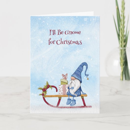 Ik ben genoom voor kerstpunny  kaart (Voorkant)