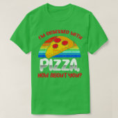 Ik ben geobsedeerd door pizza t-shirt (Design voorkant)