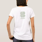 Ik ben geORGANISEERD t-shirt (Achterkant)