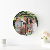 Ik ben gepensioneerd rustiek hout grappig pensioen grote klok (Huis)