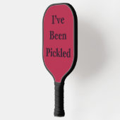 Ik ben geplukt met magenta Pickleball Paddle (Links)