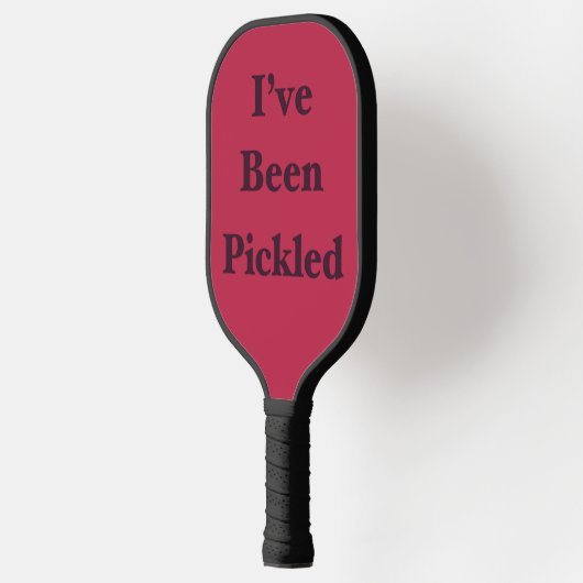 Ik ben geplukt met magenta Pickleball Paddle (Links)