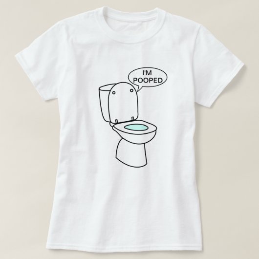 Ik ben gepoopt t-shirt (Design voorkant)