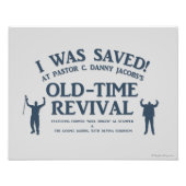 Ik ben gered! foto afdruk (Voorkant)