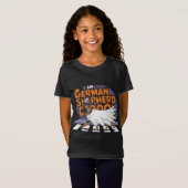 Ik ben GERMAND SHEPHERD boek T-shirt (Voorkant volledig)