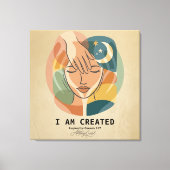 Ik Ben Geschapen - Hand van Genade Canvas Afdruk (Voorkant)
