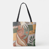 IK BEN GESCHAPEN -Hand van Genade Tote Bag (Achterkant)