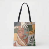 IK BEN GESCHAPEN - Hand van Genade Tote Bag (Voorkant)