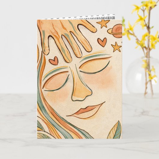 IK BEN GESCHAPEN – Hand van het Leven Kaart (Gele Bloem)