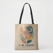 Ik Ben Geschapen - Scheppershand Tote Bag (Voorkant)