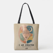 Ik Ben Geschapen - Scheppershand Tote Bag (Achterkant)