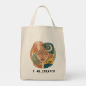 Ik Ben Geschapen - Scheppershand Tote Bag (Achterkant)