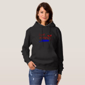 Ik ben gestopt met het Drink van rode wijn Hoodie (Voorkant volledig)