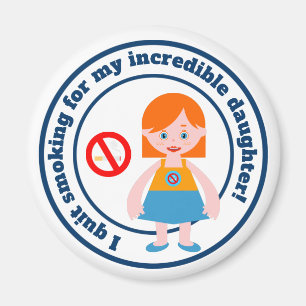 Ik ben gestopt met mijn dochter magneet