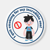 Ik ben gestopt met mijn zoon magneet (Voorkant)