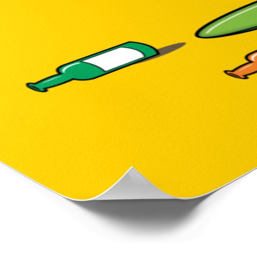 "Ik ben getrapt bij" Poster (Hoek)