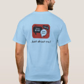 Ik ben getrouwd met een backseat driver ... Schiet T-shirt (Achterkant)