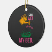 Ik ben getrouwd met mijn bed - Tuinieren Keramisch Ornament (Links)