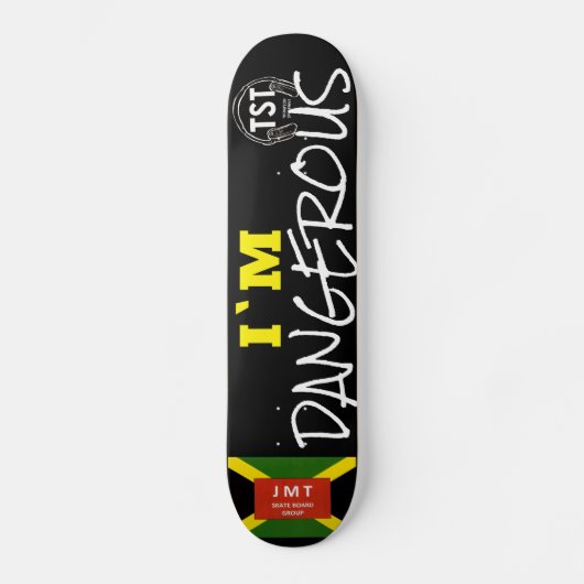 IK BEN GEvaarlijk OFFICIELE JAM Skateboard (Voorkant)