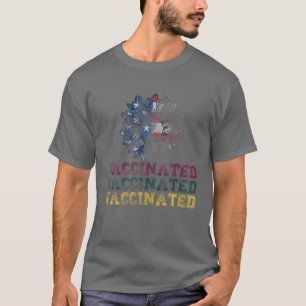 Ik ben gevaccineerd in juli 4 apotheker t-shirt