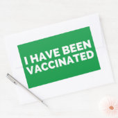 Ik ben gevaccineerd op etiketten (Envelop)