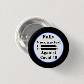 Ik ben gevaccineerd tegen Coronavirus Button (Voorkant /achterkant)