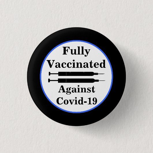 Ik ben gevaccineerd tegen Coronavirus Button (Voorkant)