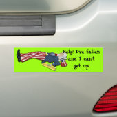 Ik ben gevallen en ik kan niet opstaan. bumpersticker (Op auto)