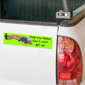 Ik ben gevallen en ik kan niet opstaan. bumpersticker (Op Truck)