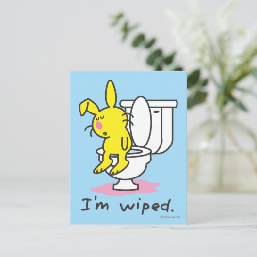 Ik ben gevleid briefkaart (Staand voorkant)