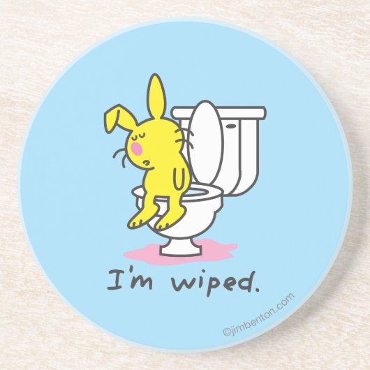 Ik ben gevleid zandsteen onderzetter (Voorkant)