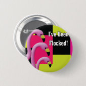 ik ben gevlekt ronde button 5,7 cm (Voorkant /achterkant)