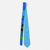 Ik ben geweldig stropdas (Succes Blauw) (Achterkant)