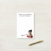 "Ik ben geweldig, verbazingwekkend, verbluffend... Post-it® Notes (Op bureau)