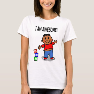Ik ben GEWELDIGE. Cute Cartoon Boy T-shirt